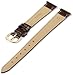 Timex Women's Q7B882 Padded Crocodile Grain 12mm Brown Replacement Band