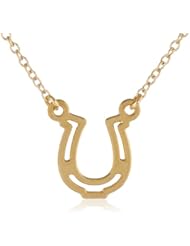 Kris Nations Horseshoe Cutout Necklace, 18"