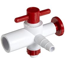 Bel-Art Scienceware 420400000 Polypropylene Replacement Stopcock, For Vacuum Desiccator