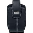 RIM Blackberry 8700c, 8700g, 8703e PDA Permium OEM Original Lambskin Black Leather Swivel Holster Case with Belt Clip -11939-001