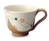 ★ギフト包装承ります★ 赤風花マグカップ【信楽焼　マグカップ】