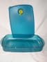 Tupperware Vent N Serve Large Shallow 6 cups Blue