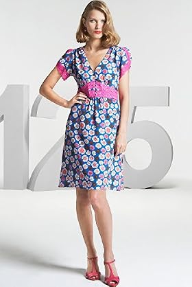 125 Years Limited Collection '40s Inspired Floral Tea Dress - Marks & Spencer : inverted waist floral tea dress dress marks spencer