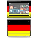Protective Vinyl Skin Decal Cover for Sony Tablet S German Flag