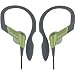 Panasonic RP-HS33-G In-Ear Water-Resistant Sport-Clip Earbud Headphones (Lime Green)