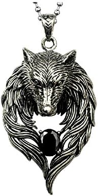 Wolf Chain Necklace Domineering Personality Fashion Long Necklace Original Design Titanium Steel Jewelry for Men