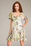 Galliano Graphic Green Dress