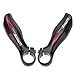 Lixada 2Pcs Carbon Fiber MTB Bicycle Handlebar Bar Ends 22.2MM