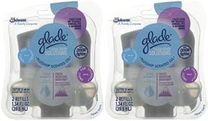 Glade Plugins Scented Oil Variety Pack Clear Springs & Fresh Mountain Morning 1.34 Fluid Ounce 2 Count