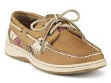 Sperry Top-Sider Women's Bluefish 2-Eye Nautical Shoes,Linen/Olive Plaid,5 M US