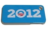 Obama 2012 for iPhone 4/4S - Hard Plastic (Blue)