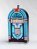 Steepletone Mp3 Cd Rock One Steepletone Jukebox Dark Wood Juke