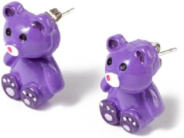 Front and Back Earrings - Teddy Bear
