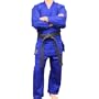 Judo / Jiu-Jitsu / Aikido Gi Blue Shock Wave Uniform (Single Weave)