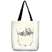 Three Pomeranians in Pocket dog art 15 Tote Bag Cotton Canvas Open Top