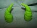Ogre Style Devil or Demon Horns in Your Choice of Colors for Halloween Costume