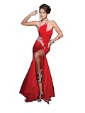 Tony Bowls TBE21126, Jersey Slim Halter Gown