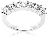 14k White or Yellow Gold 7-Stone Diamond Ring (1 cttw, H Color, SI2 Clarity)