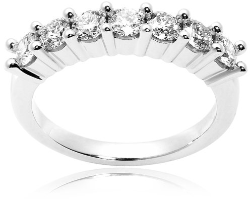 14k White or Yellow Gold 7-Stone Diamond Ring (1 cttw, H Color,