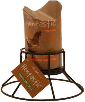 Hentastic Foraging Cake Feeder & Cake - 2 Flavours available - Great For all Poultry (Parsley & Mint)