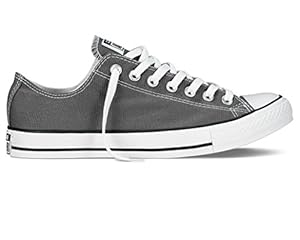 Converse Mens Chuck Taylor All Star Charcoal 7.5 Classic Sneakers 1J794