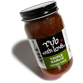 Rub with Love Triple Garlic Teriyaki Sauce By Tom Douglas, 16 Ounce