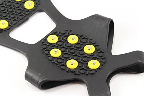 CAT-TRACKS Ice and Snow Shoe/Boot Grips for Running, Walking, and Hiking by survivalTOUGH. Comes in 3 sizes that fit Women 7-16 and Men 5-13. Great for (Large (Women's 10-13/Men's 7-10))