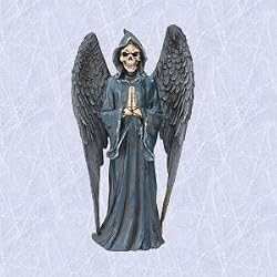 Grim reaper statue dark angel of death sculpture new