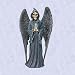 Grim reaper statue dark angel of death sculpture new