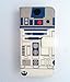 R2D2 Robot Pattern Slim Wallet Card Flip Stand PU Leather Pouch Case Cover for 2013 Apple iPhone 5C