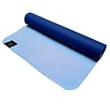 Zenzation Athletics Yoga/Pilates Mat - Navy/ Light Blue (6 mm.)