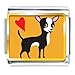 chihuahua29  - Chihuahua Dog Animal Photo Italian Charms Bracelet Link