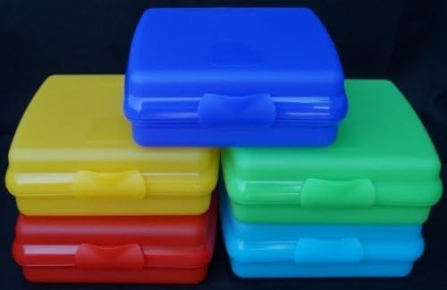 Tupperware Square Sandwich Keeper Container Set of 5