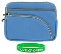 Non-OEM Amazon Kindle DX 9.7 Tri-Pocket Sleeve Case - Blue
