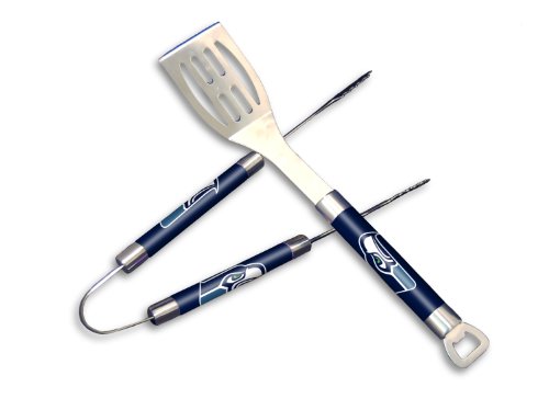 NFL Seattle Seahawks Barbeque Tongs and Spatula Set