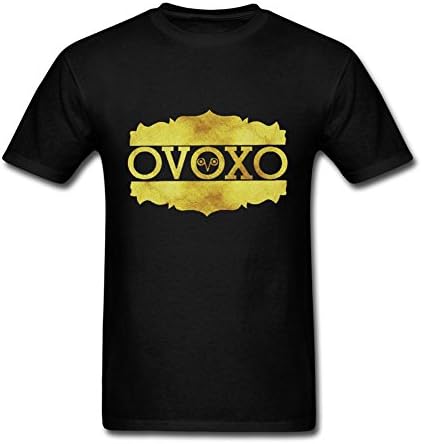 Holyshirt Men's The OVO Owl Drake Short Sleeve T-Shirt XX-Large Black