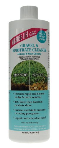 Microbe-Lift Gravel and Substrate Cleaner for Home Aquariums, 16-Ounce