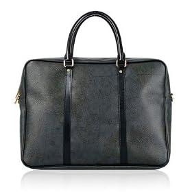 Toshiba Mini NB205-N310/BN Netbook Classic Map Overnight Bag and CaseCrown Double Memory Foam Thin Netbook Case