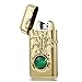 [New Release] Kivors USB Rechargeable Flameless Electronic Dual Pulse Arc Cigarette Lighter Belief (Scorpion, Eagle, Phoenix) (Gold)