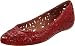 Corso Como Women's Floral Ballet Flat,Red Florence,11 M US