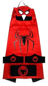 MyTinyHeroes Children's Superhero Costume - 5 Pc Set - Spiderman