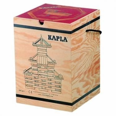 KAPLA 280 Piece Block Set With Red Advanced Animals And Architecture Book