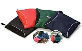 2-in-1 Convenient Fleece Blanket Seat Cushion - Red