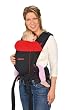 Bondolino, schwarz-rot, Komforttrage f�r Babys (von 0 bis ca. 36 Monate) von Hoppediz, Babytrage, Bauchtrage, R�ckentrage
