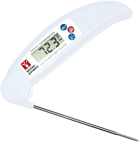 DigitalThermo | Accurate Quick Read Digital Meat Thermometer | Best for Cooking Meat, Fish, Turkey &amp; Chicken in the Oven, BBQ, &amp; Grill | With Free Temperature Chart Fridge Magnet