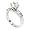 Classic Solitaire Engagement Ring w/Round Brilliant White CZ Size 5