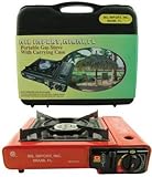 Single-Burner Butane Stove with Carry Case (Very Compact & Easy to Operate)