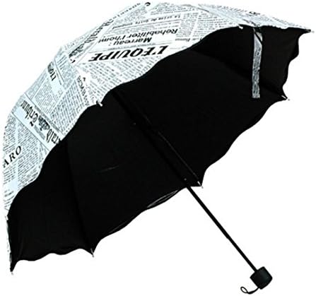 OUBAO Flouncing Folding Princess Dome Parasol Sun/Rain Umbrella