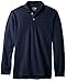The Children's Place boys Single Long Sleeve Pique Polo, Nautico, X-Large