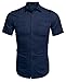 Coofandy Men's Casual Slim Fit Short Sleeve Shirts